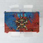 Bes Tablecloth Ancient Egyptian Hieroglyphs and Sacred Symbols Ancient Myth - African Pride
