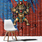 Bes Window Curtain Ancient Egyptian Hieroglyphs and Sacred Symbols Ancient Myth - African Pride