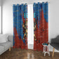 Bes Window Curtain Ancient Egyptian Hieroglyphs and Sacred Symbols Ancient Myth - African Pride