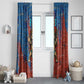 Bes Window Curtain Ancient Egyptian Hieroglyphs and Sacred Symbols Ancient Myth - African Pride