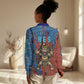 Bes Women Casual Shirt Ancient Egyptian Hieroglyphs and Sacred Symbols Ancient Myth - African Pride