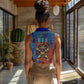 Bes Women Sleeveless Polo Shirt Ancient Egyptian Hieroglyphs and Sacred Symbols Ancient Myth - African Pride