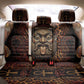 Bes Ancient Egyptian Back Car Seat Cover with Leopard Print Ankh and Eye of Horus Egyptian Deity Tribute - African Pride