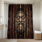 Bes Ancient Egyptian Bathroom Set with Leopard Print Ankh and Eye of Horus Egyptian Deity Tribute - African Pride