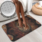 Bes Ancient Egyptian Bathroom Set with Leopard Print Ankh and Eye of Horus Egyptian Deity Tribute - African Pride