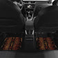 Bes Ancient Egyptian Car Mats with Leopard Print Ankh and Eye of Horus Egyptian Deity Tribute - African Pride
