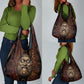 Bes Ancient Egyptian Grocery Bag with Leopard Print Ankh and Eye of Horus Egyptian Deity Tribute - African Pride
