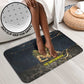 Geb Bathroom Set Ancient Egyptian Cracked Earth and Wheat Illustration Egyptian Earth God - African Pride