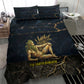 Geb Bedding Set Ancient Egyptian Cracked Earth and Wheat Illustration Egyptian Earth God - African Pride
