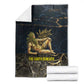 Geb Blanket Ancient Egyptian Cracked Earth and Wheat Illustration Egyptian Earth God - African Pride