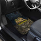 Geb Car Mats Ancient Egyptian Cracked Earth and Wheat Illustration Egyptian Earth God - African Pride