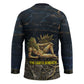Geb Hockey Jersey Ancient Egyptian Cracked Earth and Wheat Illustration Egyptian Earth God - African Pride