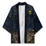 Geb Kimono Ancient Egyptian Cracked Earth and Wheat Illustration Egyptian Earth God - African Pride