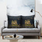 Geb Pillow Cover Ancient Egyptian Cracked Earth and Wheat Illustration Egyptian Earth God - African Pride