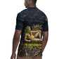 Geb Rugby Jersey Ancient Egyptian Cracked Earth and Wheat Illustration Egyptian Earth God - African Pride