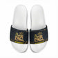 Geb Slide Sandals Ancient Egyptian Cracked Earth and Wheat Illustration Egyptian Earth God - African Pride
