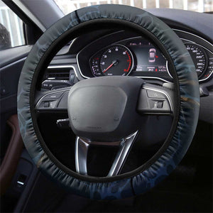 Geb Steering Wheel Cover Ancient Egyptian Cracked Earth and Wheat Illustration Egyptian Earth God - African Pride
