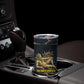 Geb Tumbler Cup Ancient Egyptian Cracked Earth and Wheat Illustration Egyptian Earth God - African Pride