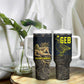 Geb Tumbler With Handle Ancient Egyptian Cracked Earth and Wheat Illustration Egyptian Earth God - African Pride