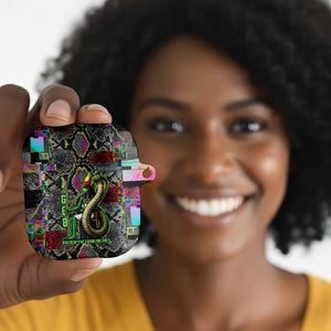Geb Ancient Egyptian AirPods Case with Serpent Throne and Snake Skin Texture Egyptian Earth God Tribute - African Pride