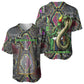 Geb Ancient Egyptian Baseball Jersey with Serpent Throne and Snake Skin Texture Egyptian Earth God Tribute - African Pride
