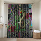 Geb Ancient Egyptian Bathroom Set with Serpent Throne and Snake Skin Texture Egyptian Earth God Tribute - African Pride