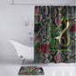Geb Ancient Egyptian Bathroom Set with Serpent Throne and Snake Skin Texture Egyptian Earth God Tribute - African Pride