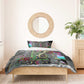 Geb Ancient Egyptian Bedding Set with Serpent Throne and Snake Skin Texture Egyptian Earth God Tribute - African Pride