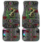 Geb Ancient Egyptian Car Mats with Serpent Throne and Snake Skin Texture Egyptian Earth God Tribute - African Pride