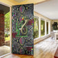 Geb Ancient Egyptian Door Cover with Serpent Throne and Snake Skin Texture Egyptian Earth God Tribute - African Pride