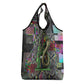 Geb Ancient Egyptian Grocery Bag with Serpent Throne and Snake Skin Texture Egyptian Earth God Tribute - African Pride