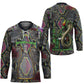 Geb Ancient Egyptian Hockey Jersey with Serpent Throne and Snake Skin Texture Egyptian Earth God Tribute - African Pride