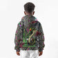 Geb Ancient Egyptian Kid Hoodie with Serpent Throne and Snake Skin Texture Egyptian Earth God Tribute - African Pride