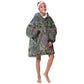Geb Ancient Egyptian Kid Wearable Blanket Hoodie with Serpent Throne and Snake Skin Texture Egyptian Earth God Tribute - African Pride