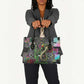 Geb Ancient Egyptian Leather Bag with Serpent Throne and Snake Skin Texture Egyptian Earth God Tribute - African Pride