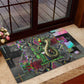 Geb Ancient Egyptian Rubber Doormat with Serpent Throne and Snake Skin Texture Egyptian Earth God Tribute - African Pride