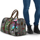 Geb Ancient Egyptian Travel Bag with Serpent Throne and Snake Skin Texture Egyptian Earth God Tribute - African Pride