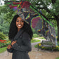 Geb Ancient Egyptian Umbrella with Serpent Throne and Snake Skin Texture Egyptian Earth God Tribute - African Pride