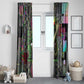 Geb Ancient Egyptian Window Curtain with Serpent Throne and Snake Skin Texture Egyptian Earth God Tribute - African Pride