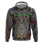 Geb Ancient Egyptian Zip Hoodie with Serpent Throne and Snake Skin Texture Egyptian Earth God Tribute - African Pride