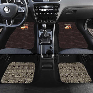 Mauritania Car Mats - Desert Sunset Camel Silhouette and Flag Accents