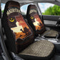Mauritania Car Seat Cover - Desert Sunset Camel Silhouette and Flag Accents