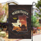 Mauritania Garden Flag - Desert Sunset Camel Silhouette and Flag Accents