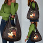 Mauritania Grocery Bag - Desert Sunset Camel Silhouette and Flag Accents