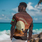 Mauritania Hawaiian Shirt - Desert Sunset Camel Silhouette and Flag Accents