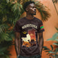 Mauritania T shirt - Desert Sunset Camel Silhouette and Flag Accents