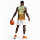 Mauritania Basketball Jersey - Sidi the Sahara Camel Cartoon and Desert Caravan Design - African Pride