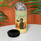 Mauritania 4 in 1 Can Cooler Tumbler - Sidi the Sahara Camel Cartoon and Desert Caravan Design