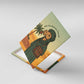 Mauritania Canvas Wall Art - Sidi the Sahara Camel Cartoon and Desert Caravan Design