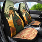 Mauritania Car Seat Cover - Sidi the Sahara Camel Cartoon and Desert Caravan Design